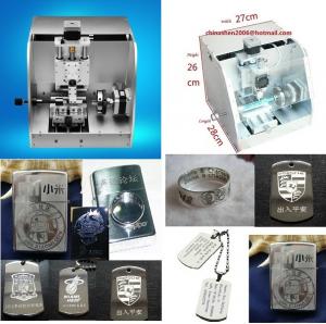  110V/220V like roland hot sales china supplier dog tag engraving machine Manufactures