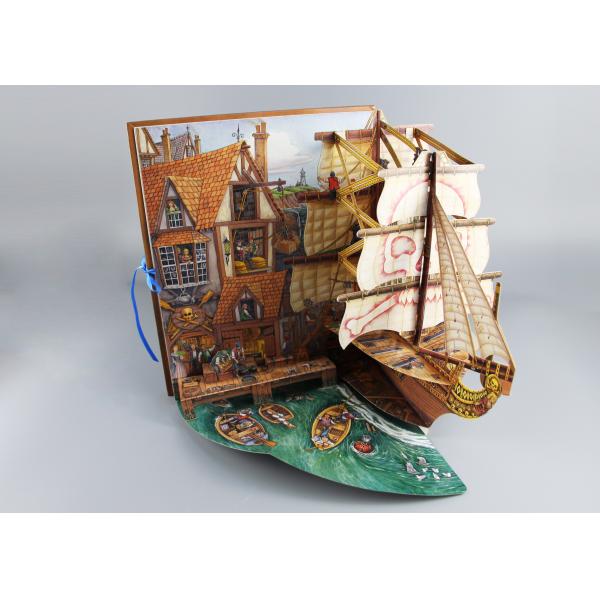 360 Degree Casebound Children Pop Up Books With Hardcover Glossy Finishing