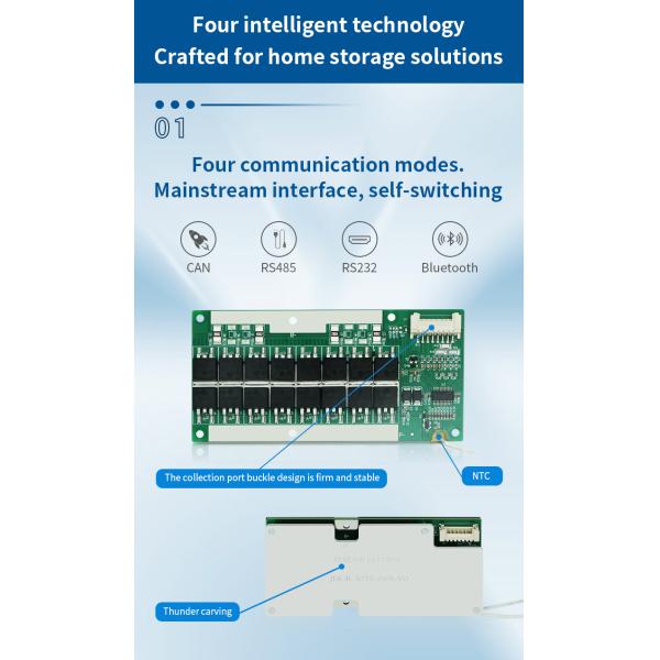 KLS Smart Lithium Battery BMS 16S-24S 60A-200A 144V Li-ion Lifepo4