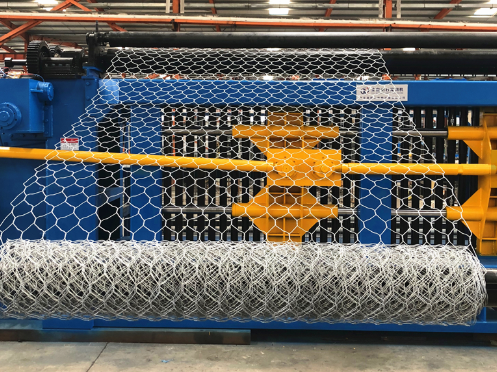 30r / Min 3.8mm Hexagonal PLC Gabion Box Machine