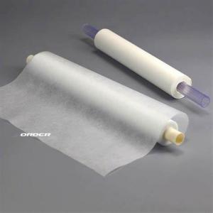 China 50% Polyester Fibre SMT Nonwoven Cleanroom Wipes Roll Wood Pulp Paper on sale