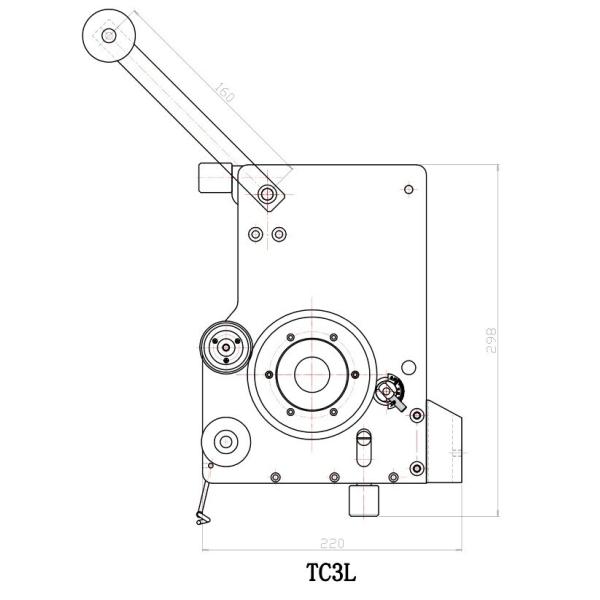 Professioanl Big Mechanical Tensioner For Motor Coil / Drive Coil , TCLL 0.5-1.2mm
