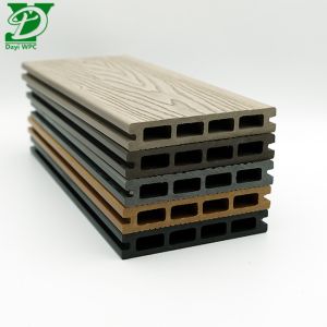 Embossed Pattern WPC Composite Decking Planks in Various Lengths
