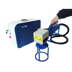  High Resolution Handheld Laser Coding And Marking Machine Metal Can Manufactures