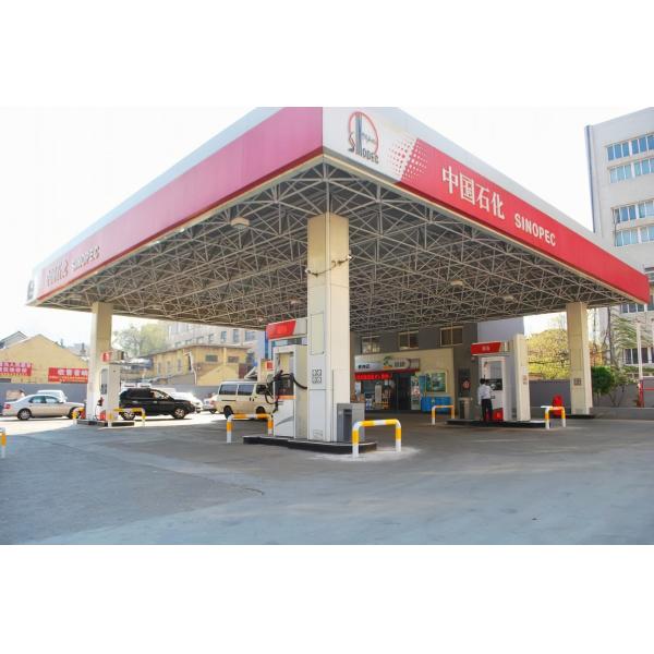 Lightweight Steel Structures For Roofs Of Gas Stations Space Frame Roofing