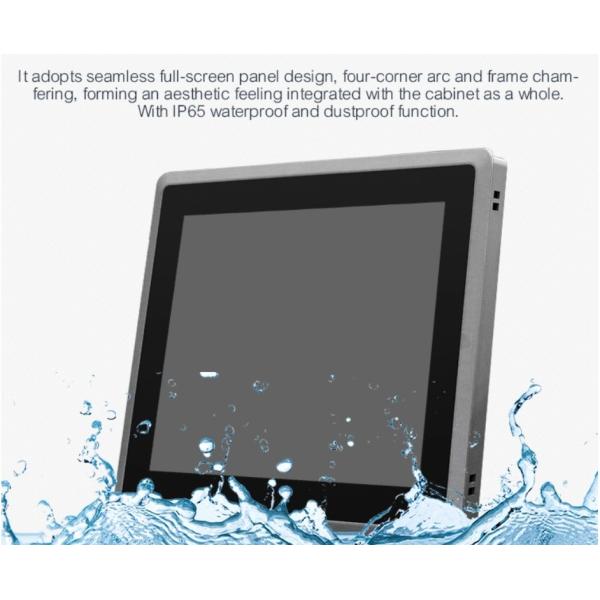 Aluminum Alloy Frame 15 Inch Embedded Industrial Tablet PC With Resistive Touch Screen