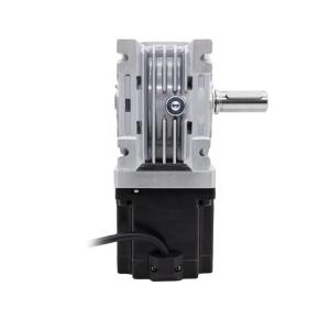China 86mm Nema 34 High Torque Worm Gearbox Reducer Stepper Motor With 5-100 1 Reduction Ratio on sale