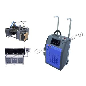High Power Portable Descaling Machine Laser Paint Removal Machine 1.5mJ Pulse