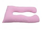 100% Cotton Ergonomic Foam Pregnancy Pillow Full Body Support Maternity Pillow