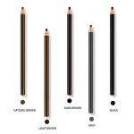18.5cm Waterproof Eyebrow Pencil Multiple Color Rendering Long Lasting