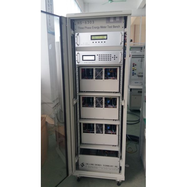 HS-6303 Single Phase & Three Phase KWH Meter Test Bench,16 Position,0.01~100A current,0.05% accuracy