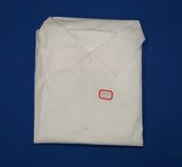 China white  Non  Woven Lab Coats  weight 40 g/m²  50g/m² materials on sale