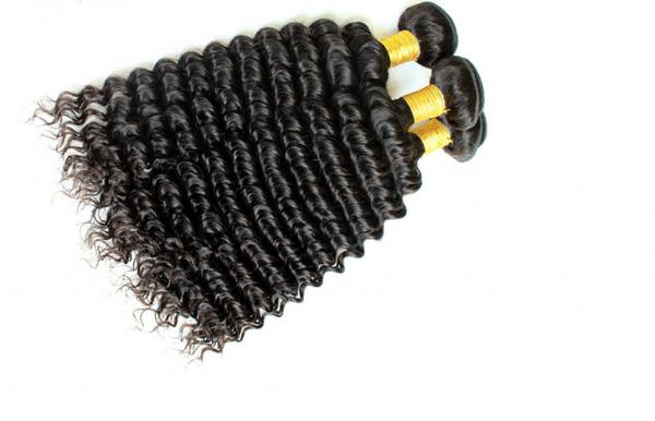 Quality Factory price black women natural color virgin Brazilian hair weft afro kinky curl human hair weave for sale