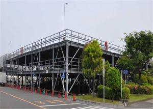 China Prefabricated Two Storey Parking Lot Structure , Light Steel Parking Garage Construction on sale