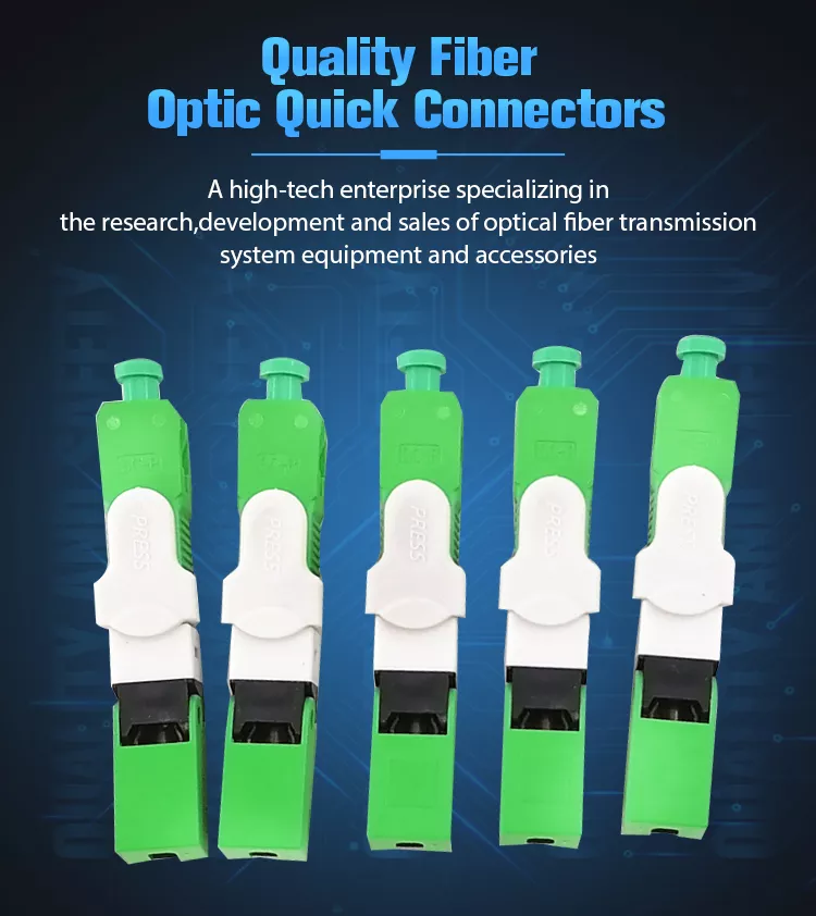 Field Installable SC APC UPC Fiber Optic Fast Connector SC APC Mechanical FTTH Connector