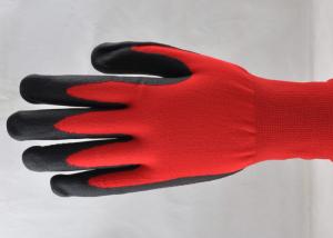  Nitrile Dots Style Safety Work Gloves 95% Nylon Material Excellent Dexterity Manufactures