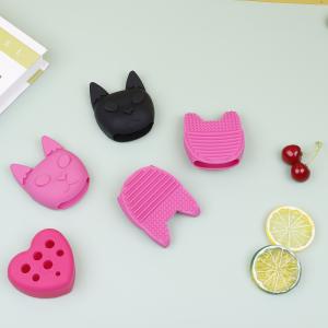 China Face Cleansing Facial Brush Cat Silicone Brush Cleaner on sale