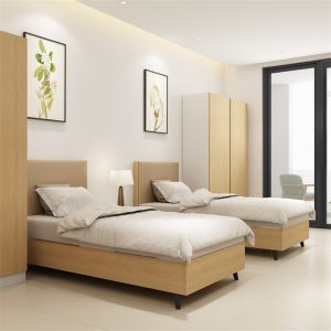 Student Apartment Bed With Desk For Apartment Furniture Support customization