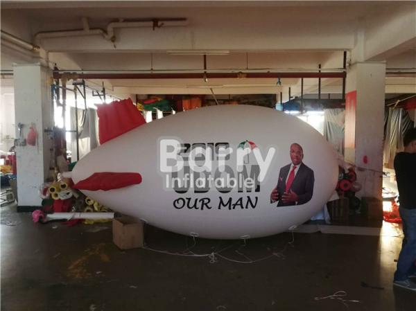 Quality Large Advertising Airplane Balloon Inflatable Blimp With Custom Logo Printing for sale