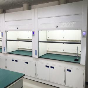 China downflow One Piece 62dB Laboratory Fume Hood coated color steel on sale