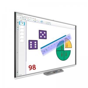 Educational Touchscreen Smart Interactive Whiteboard 98 Inch