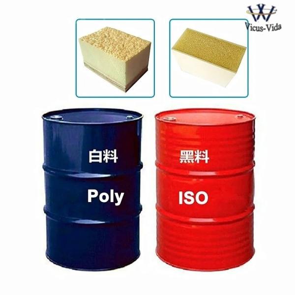 Quality Gel Time Two Component Polyurethane Rigid Foam Part a Blend Polyols with Isocyanate Mdi for sale