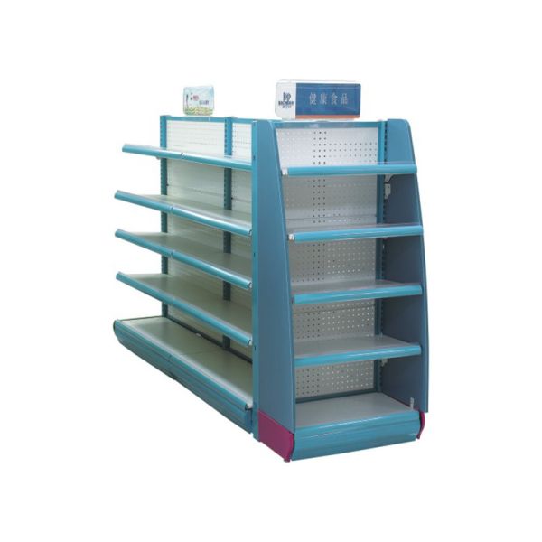 TGL Supermarket Convenience Store Display Shelves Stainless Steel Powder Coating