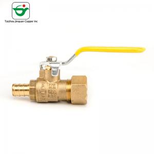 China NSF61 Approved Full Port Sweat 1-1/4'' Brass Lead Free Ball Valve on sale