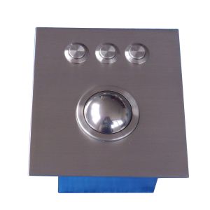 IP65 dynamic vandal proof top panel mount military 38mm Trackball Pointing
