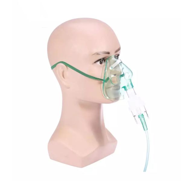 PVC Venturi Oxygen Mask 6ml 8ml Pediatric Oxygen Nebulizer Mask With Oxygen Tube