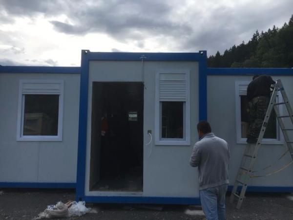 2016 pretty design newly modular container building refugee project in Germany