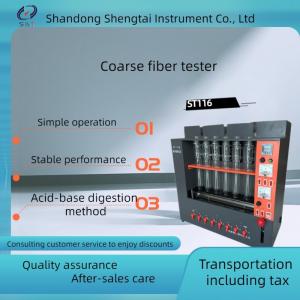 China Acid And Alkali Boiling Method Coarse Fiber tester for food feed pellet material Coarse Fiber  Analyzer on sale