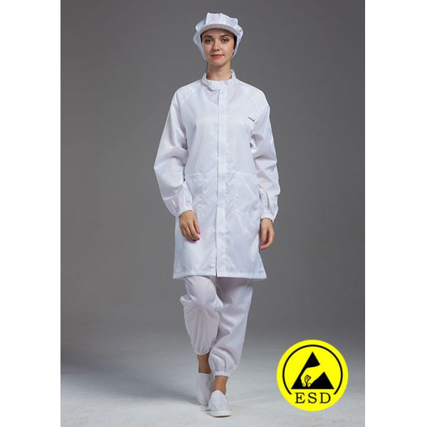 Quality Stand Collar Disposable Lab Coats Multi Color Antistatic Protective Clothing for sale