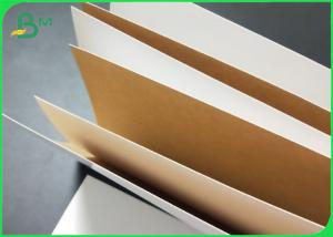  Wood Packing Box Material White with Brown Back Food Grade Kraft Paper FSC SGS Manufactures