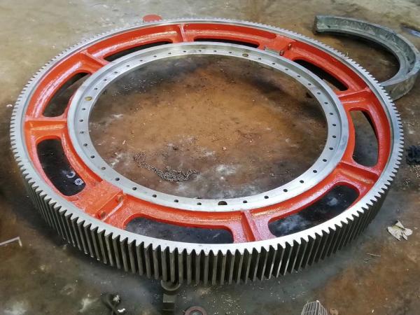 Custom Large Size 42CrMo4 34CrMo4 Ring Gear Spur Gear For Mill Differene Materials
