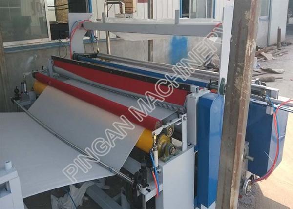 Quality Semi automatic tissue paper rolls rewinding machine efficient with embassing Function for sale