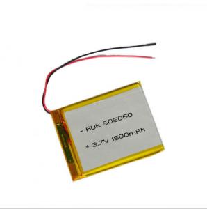 China Custom High Voltage LiPo Battery 3.7V 1500mAh Rechargeable Battery on sale