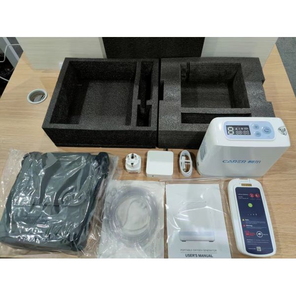 Wearable Pulse Flow 1 - 5 Gear Portable Oxygen Concentrator Rechargeable