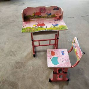 Plastic Childs Adjustable Desk Chair With Storage Home Study