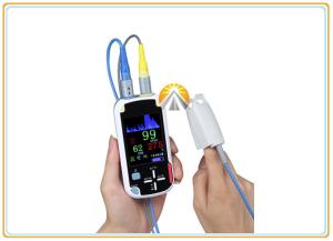  Wireless Bluetooth Handheld Pulse Oxygen Meter Small 10X20X15CM Dimension Manufactures