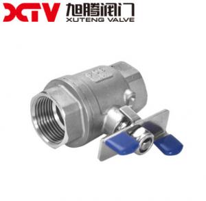  GB Standard Industrial Threaded Full Bore Ball Valve SS304 1PC/2PC/3PC Reduce Bore Manufactures