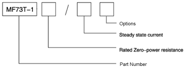 MF73T-1 High Power Inrush Current Limiter NTC Thermistor