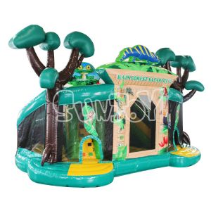  Jungle Playground Bouncy Castle Slide Inflatable Play Park Manufactures
