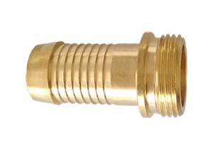 China Brass Male Threaded Hose Connector One Piece For Industrial Commercial Cleaning on sale