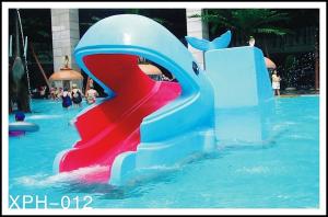 China Outside Water Pool Slides Water Park Whales Cartoon Shape Kids Pool Water Slides for Kids Water Park on sale