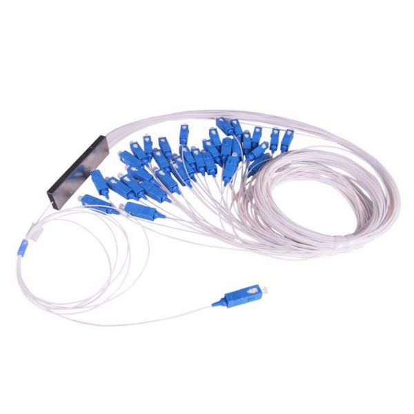 Mini Module 1x2 Optical Splitter Blockless SC/UPC Singlemode 900μM