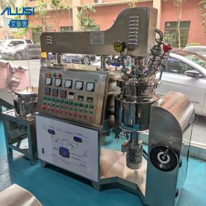  20 Liter Vacuum Emulsifier Mixer Stainless Steel Hydraulic Lifting Mixer Homogenizer Mixer Cosmetics Manufactures