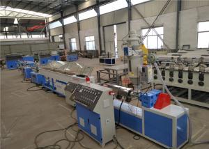 China Water Pipe Making Machine / Plastic Pe Pipe Single Screw Extruder Machine / Pipe For Water Supply on sale