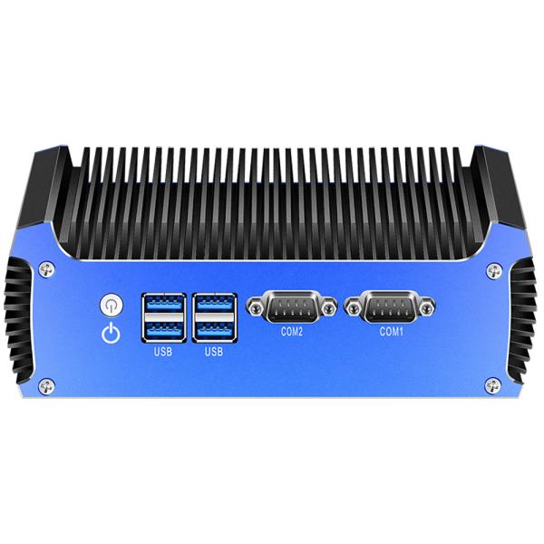 Quality Dual LAN Dual COM Intel Fanless Mini PC With DDR3 RAM Up To 8GB Linux And mSATA for sale