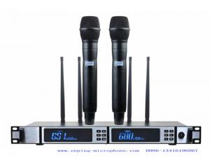 China LS-3000/ CHEAP TRUE DIVERSITY UHF wireless microphone system with IR selectable frequency on sale